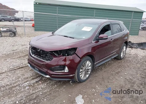 2020 Ford Edge Titanium z USA, uszkodzony, nr VIN 2FMPK4K91LBA84243